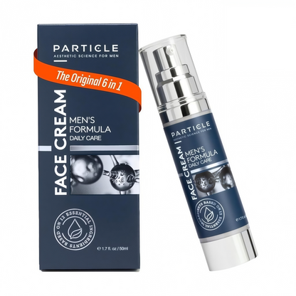 Particle 6-in-1 Face Cream for Men, Men’s Daily Hydrating Moisturizer with Vitamin C, Jojoba Oil, Vitamin E & Hyaluronic Acid, Skin Care Routine, Healthy Skin Support, Pack of 1, 1.7 FL OZ